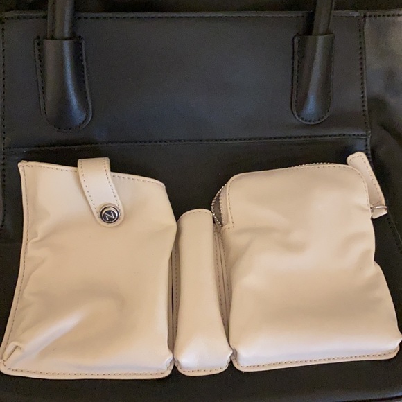 NEW naturalizer large black bag (w long straps) - Picture 2 of 8